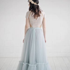 Dolores bohemian wedding dress / boho wedding gown / southwestern wedding dress / bridal separates / two piece bridal gown image 2