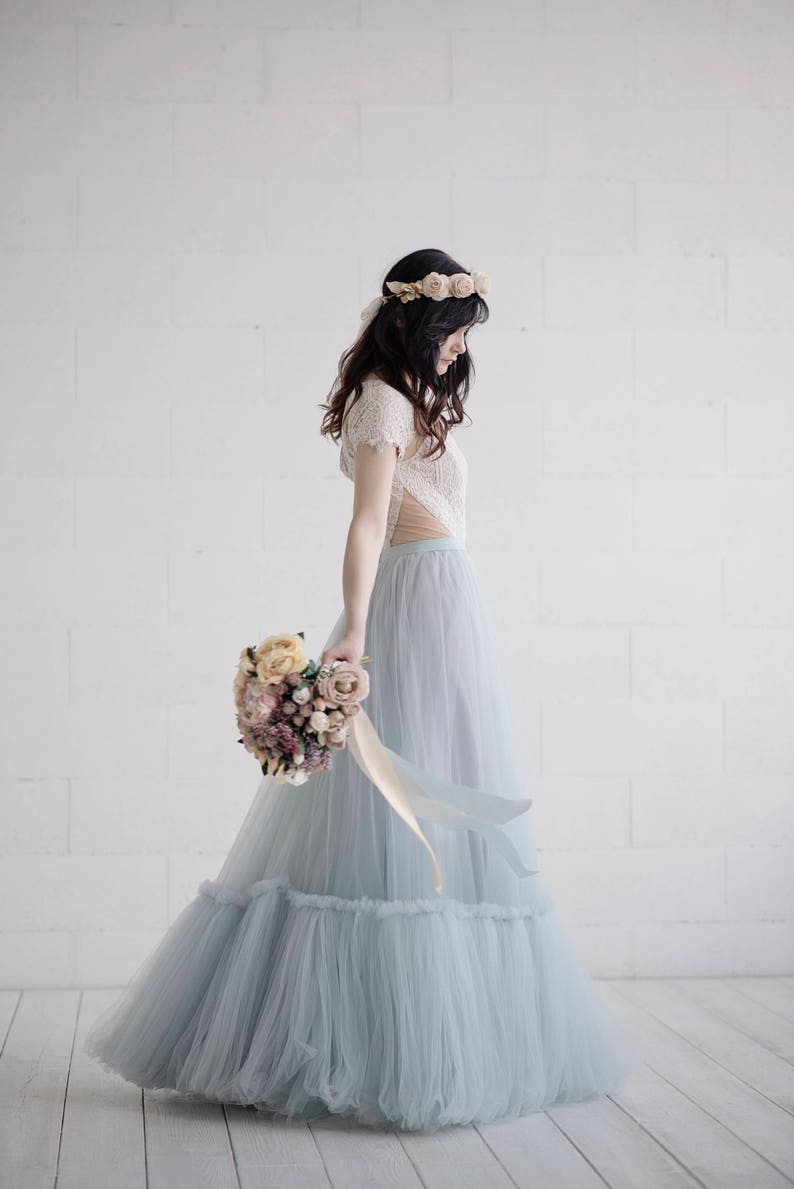 Dolores bohemian wedding dress / boho wedding gown / southwestern wedding dress / bridal separates / two piece bridal gown image 3