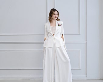 Ines Bridal Pantsuit / Wedding Pantsuit / Bridal Suit / Wedding Suit