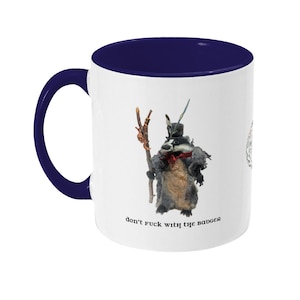 Two Toned Mug sweary Dachsbecher