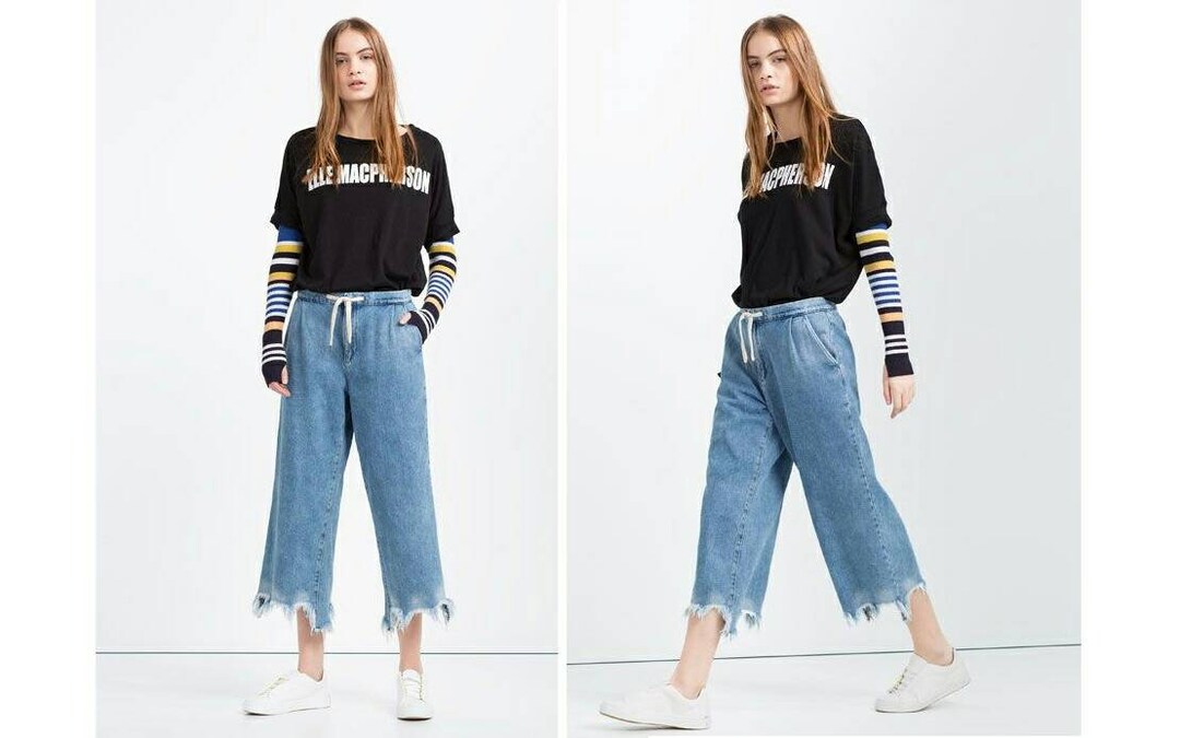 【KOOLOSET】Two-Tuck Medium Washed Denim Two-Tuck Medium Washed Denim (2color) - kooloset