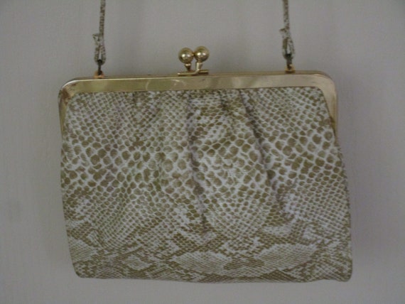 suri snake print shoulder bag