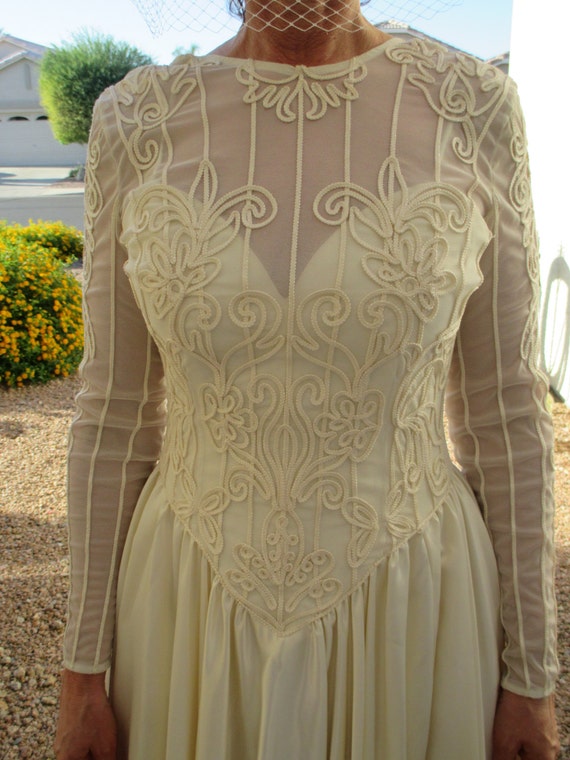 Vintage Cache cream all occasion wedding formal i… - image 3