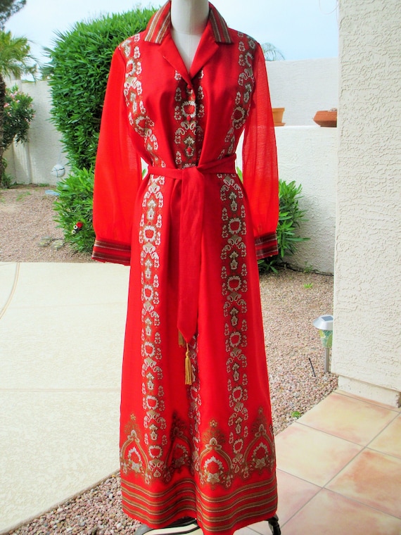 Vintage Alfred Shaheen Hawaii California maxi dre… - image 2