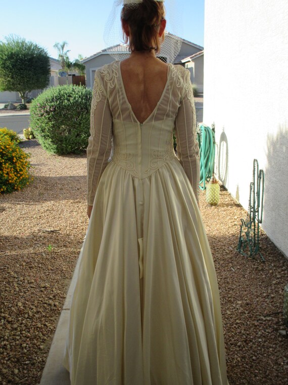 Vintage Cache cream all occasion wedding formal i… - image 4