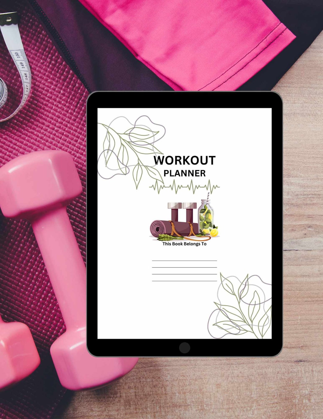 30 Day Workout Planner Printable PDF - Etsy
