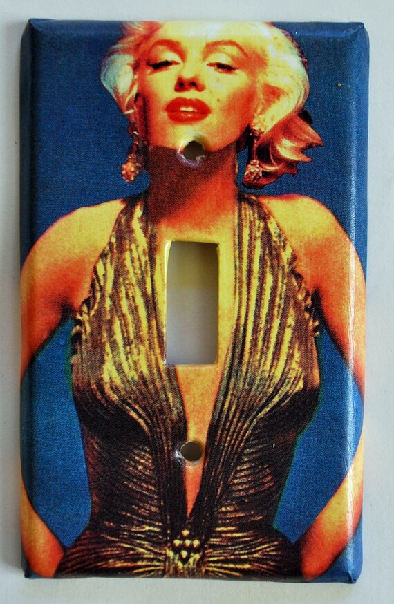 SINGLE Light Switch Plate MARILYN MONROE Cover