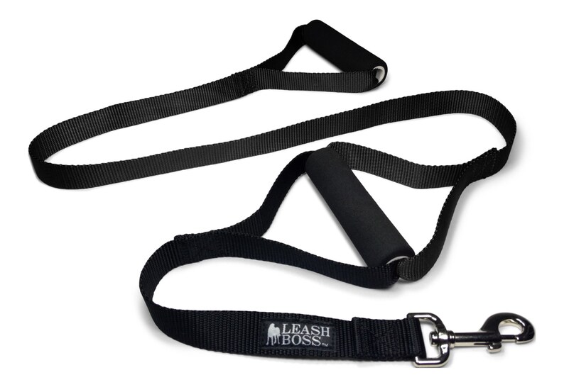 Double Handle Dog Leash with Padded Grips Leashboss Etsy
