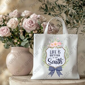 Life is Better in the South PNG Clipart - Printable Digital Art for Home Decor, T-Shirts, and Crafts
