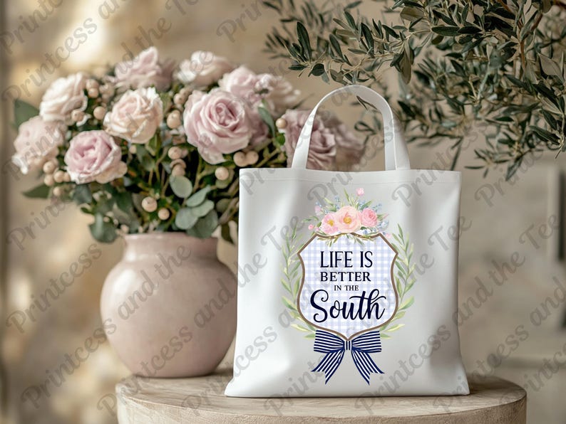 Life is Better in the South PNG Clipart - Printable Digital Art for Home Decor, T-Shirts, and Crafts