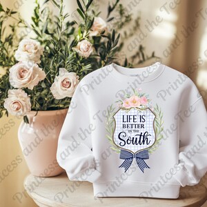 Life is Better in the South PNG Clipart - Printable Digital Art for Home Decor, T-Shirts, and Crafts