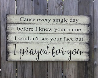 I Prayed For You Etsy