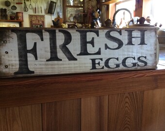 Fresh Eggs pallet wood sign