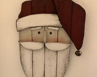 Wood Santa. Pallet wood. Christmas decor. MADE to ORDER