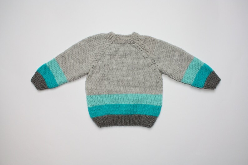 Grey Knitted Baby Boy Cardigan Knitted Baby Sweater Infant Etsy