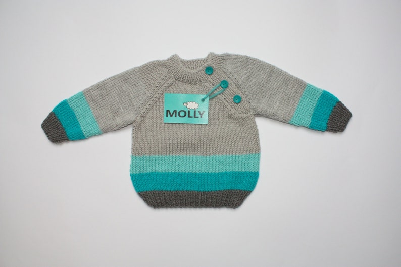 Grey Knitted Baby Boy Cardigan Knitted Baby Sweater Infant Etsy