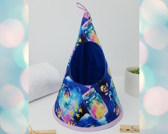 Schwedische Wäscheklammer Tasche - Magische Glühwürmchen