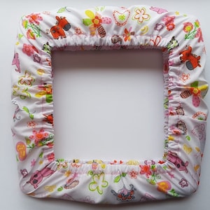 Söta djur och blommor Smutsskydd / Q-Snap-skydd / Korsstygnsskydd / Nurge-båge