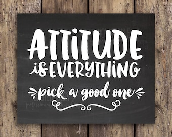 attitude is everything, pick a good one, attitude, attitude quotes, positive quotes, classroom decor, teacher quotes, remote classroom decor