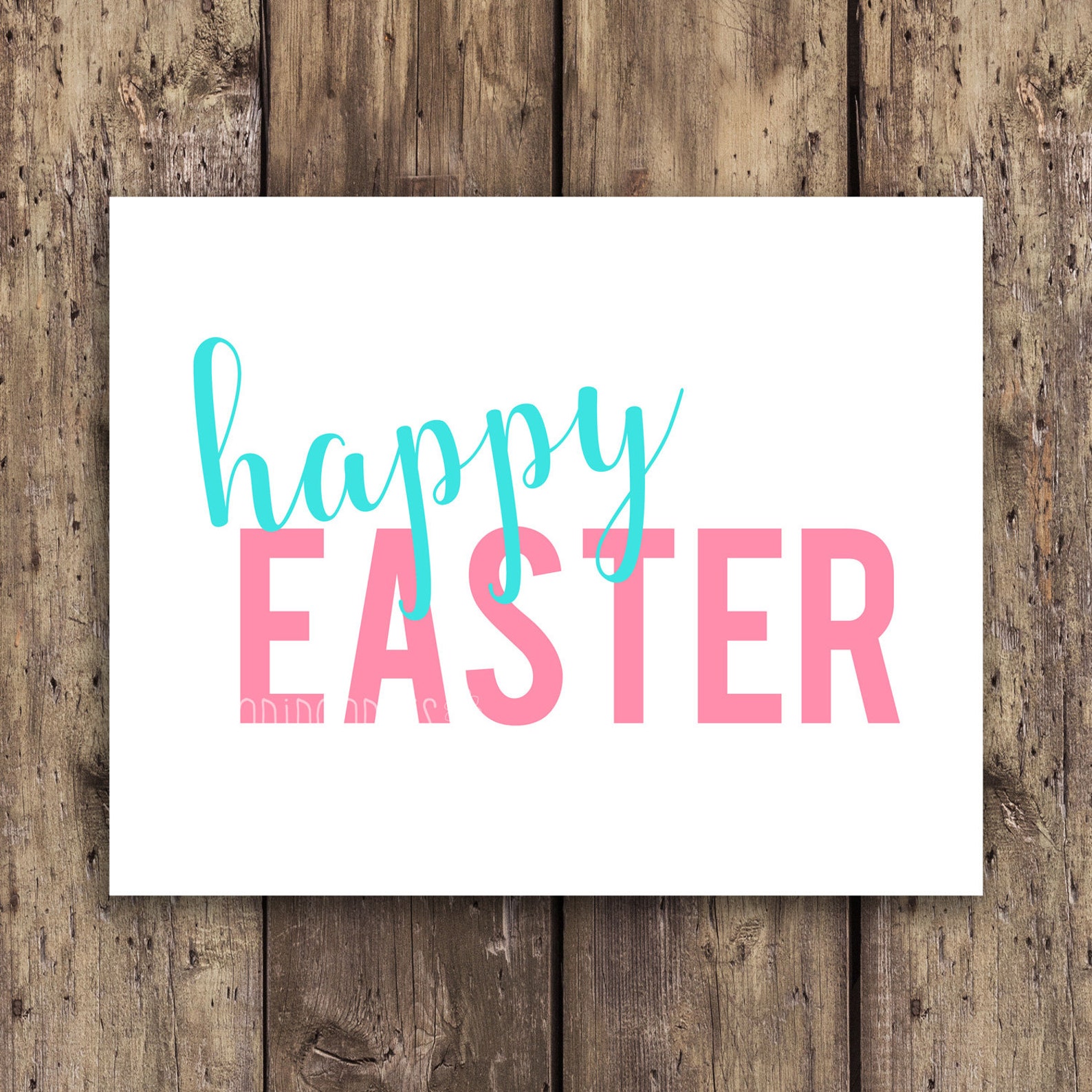 Happy Easter Printables Happy Easter Sign Easter Printable Etsy UK