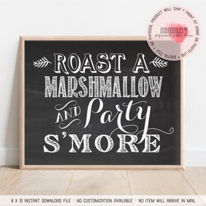 s'mores, s'mores bar, chalkboard s'mores sign, s'mores bar sign, s'mores bar station, smores sign, wedding signs, engagement party, summer