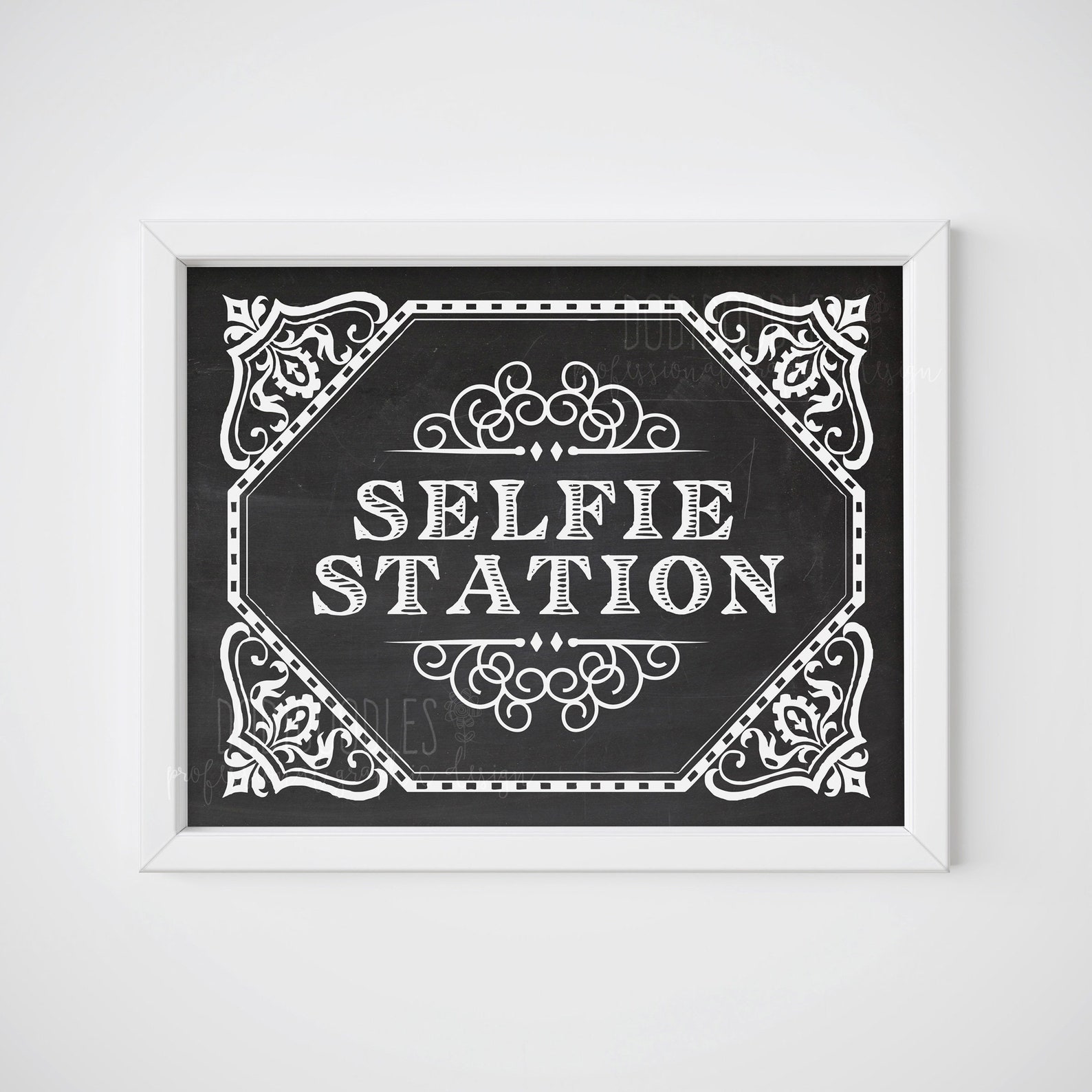 Selfie Station Printable Party Decor Wedding Sign Wedding | Etsy