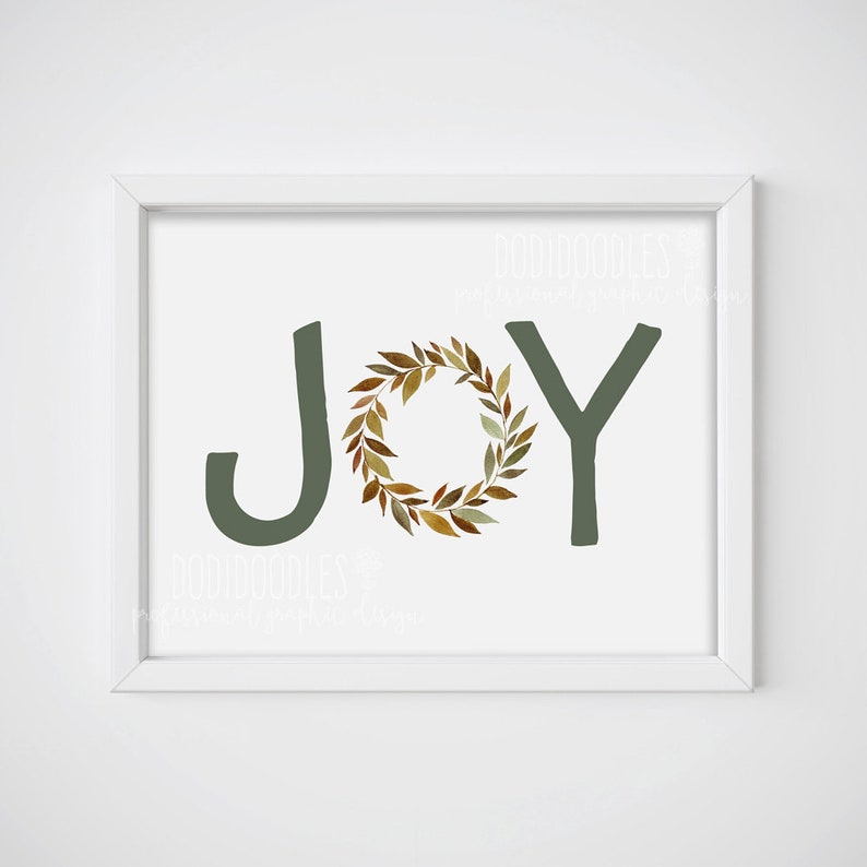 Joy Joy Printable Joy Print Joy Sign Joy Wall Decor - Etsy