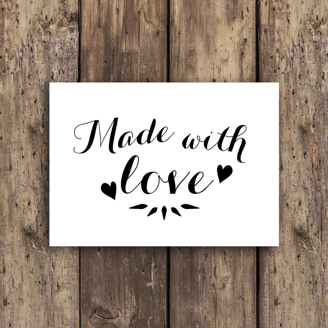 Made with love made with love sign wedding sign engagement | Etsy