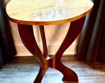 Walnut and Ambrosia Maple Cocktail Table
