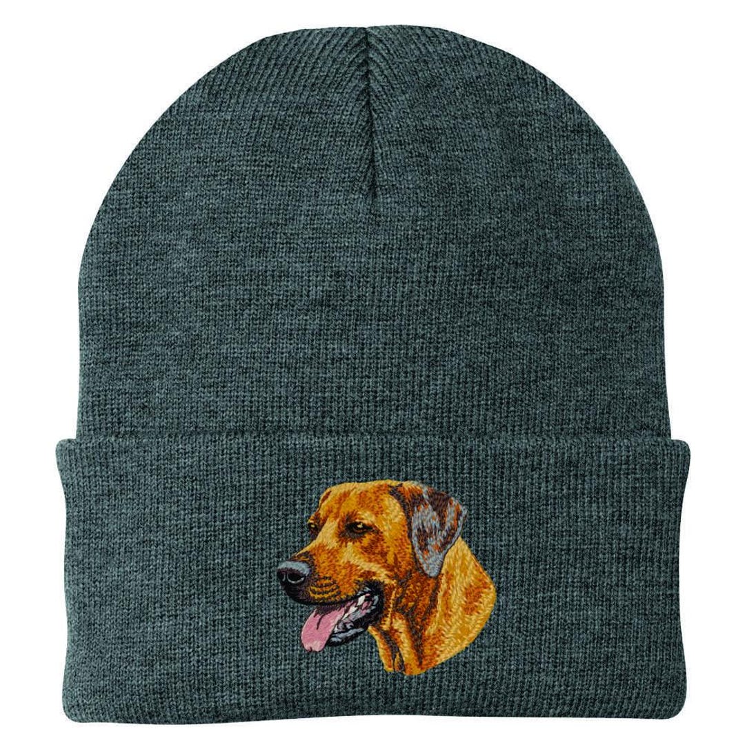 Embroidered Rhodesian Ridgeback Knit Cap Beanie - Etsy