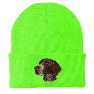 Embroidered German Shorthaired Pointer Knit Cap Beanie