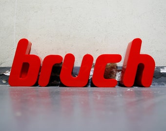 Leuchtreklame Buchstabe Etsy