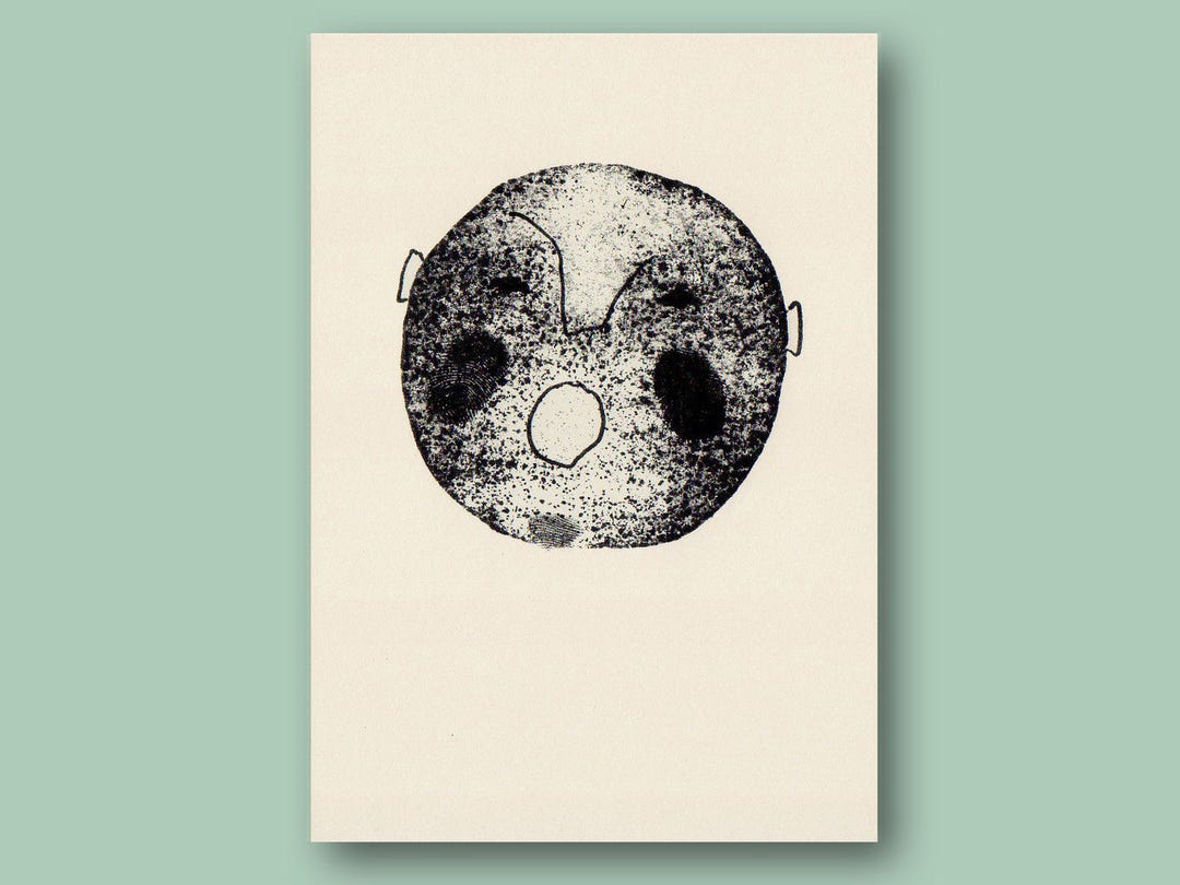 Portrait, Screen Print, Risograph Print, Risograph, Picture for ...