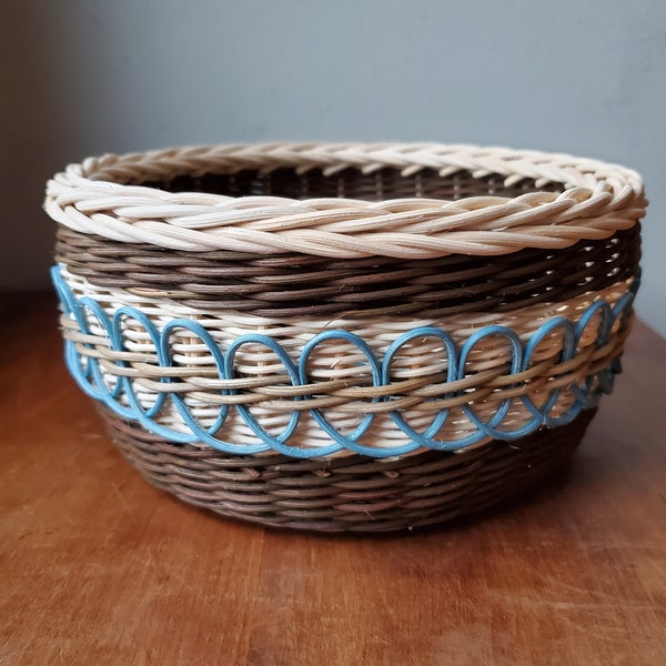 Intermediate/Advanced Basket Pattern "Luca" utilizing 4" base with 32 spoke template