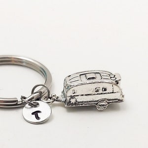 Camper Keychain, Camping Key Chain, Travel Keychain, Personalized Keychain, Camper Key Ring Gift, Customized Keychain, Camping Charm Gift
