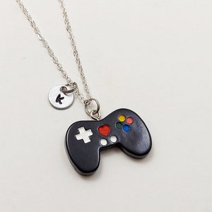 Gamer Necklace, Gamer Jewelry, Game Controller Pendant, Gaming Themed Gift, Game Player, Video Game Controller, Personalized Necklace Gift