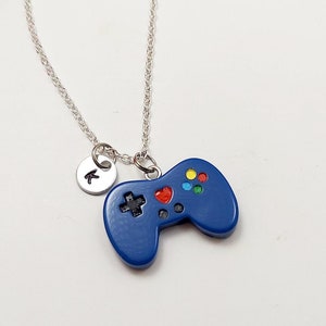 Gamer Necklace, Gamer Jewelry, Game Controller Pendant, Gaming Themed Gift, Game Player, Video Game Controller, Personalized Necklace Gift