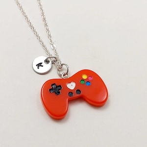Gamer Necklace, Gamer Jewelry, Game Controller Pendant, Gaming Themed Gift, Game Player, Video Game Controller, Personalized Necklace Gift