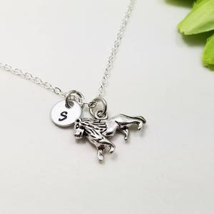 Dainty Lion Necklace, Lion Pendant, Lion Charm, Mountain Lion Gift, Silver Lion Charm Necklace, Best Friend Gift, Wildlife Necklace Gift