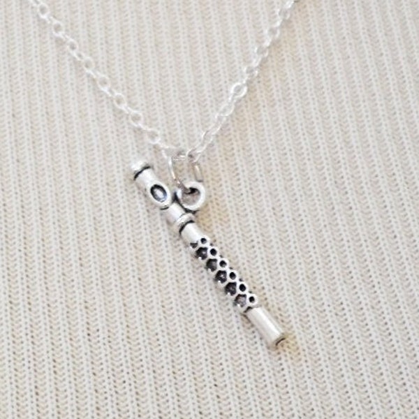 Flute Necklace Etsy