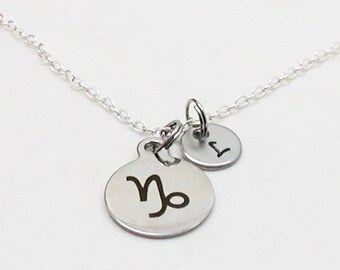 Capricorn Necklace, Zodiac Necklace, Astrology Necklace Gift, Zodiac Charm Jewelry, Capricorn Charm, Zodiac Jewelry, Birthday Necklace Gift