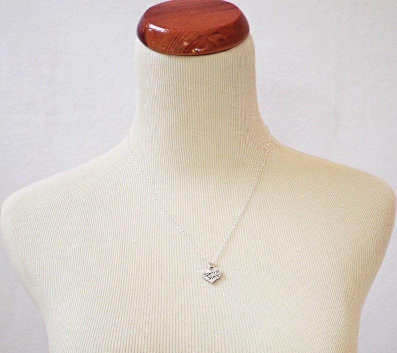 Special Niece Necklace Charm Necklace Tiny Necklace Etsy