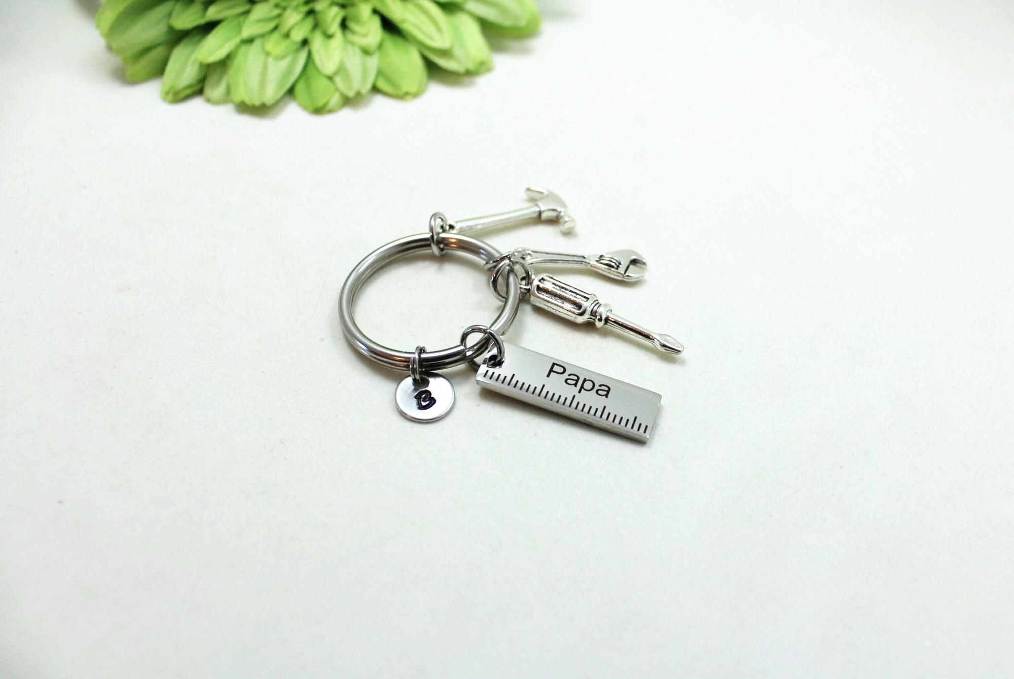 Tool Keychain, Fathers Day Key Chain, Gift for Papa, Personalized ...