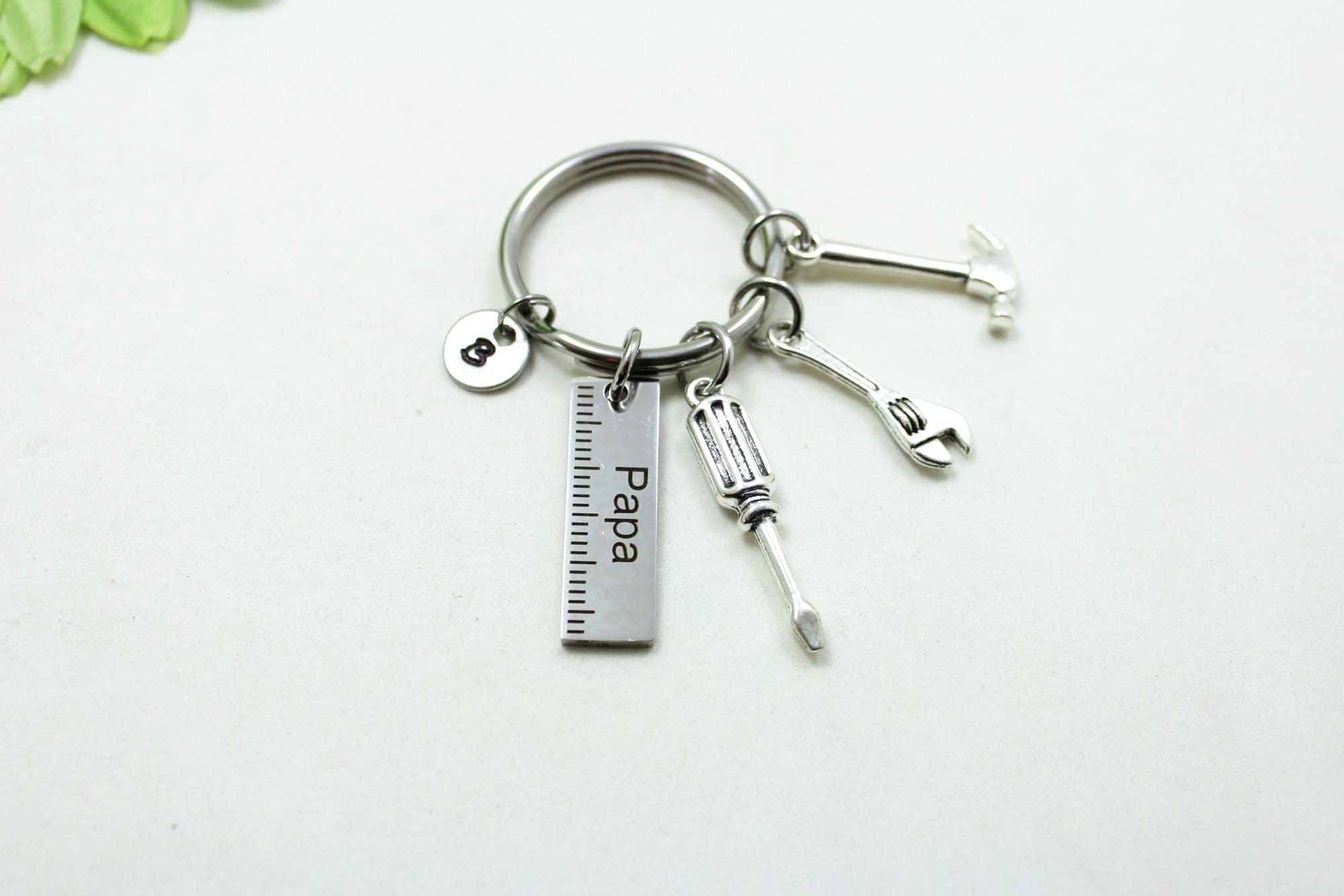 Tool Keychain, Fathers Day Key Chain, Gift for Papa, Personalized ...