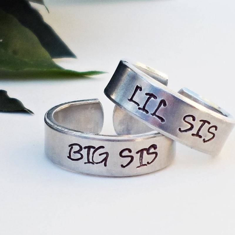 Sibling Rings Sister Ring - Etsy