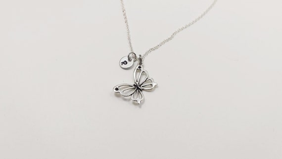 Butterfly Necklace, Butterfly Pendant, Butterfly Lover Gift, Butterfly Charm, Butterfly Jewelry, Monarch Butterfly Charm, Nature Charm Gift