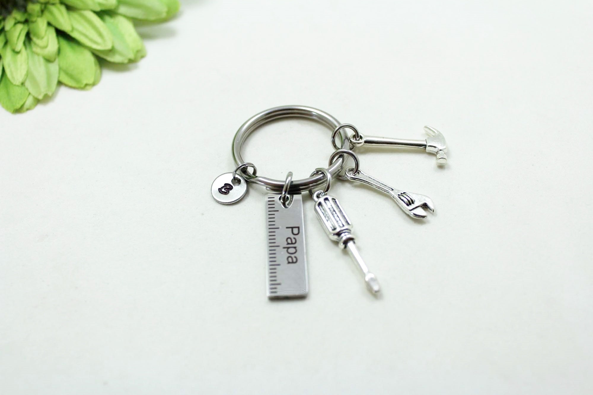 Tool Keychain, Fathers Day Key Chain, Gift for Papa, Personalized ...