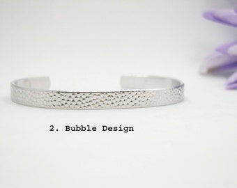 Secret Message Bracelet, Custom Bracelet Cuff, Personalized Bracelet, Custom Cuff, Hand Stamped Cuff, Aluminum Cuff, Custom Bracelet Jewelry