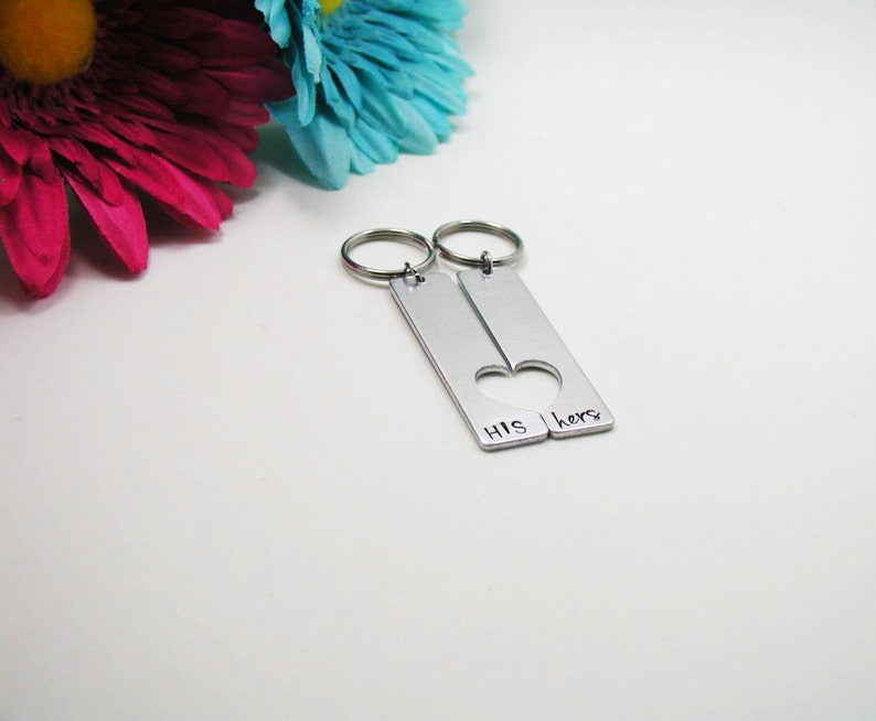Couples Keychain Best Friends His And Her Keychain Custom Keychain Personalized Keychain Set Engraved Keychain Personalized Gift