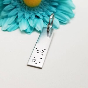 Portachiavi Zodiacale Gemelli - Regalo Originale Per Astrologia E Compleanno In Acciaio Inox - 3
